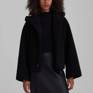 Club Monaco Black Teddy Jacket